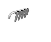 Rod holder bar for leaning post