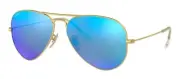Ray-Ban RB3025 112/4L 58/14/135 3P Suns Aviator Metal Polarized Blue Mirror