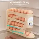 Egg Storage Box Slide-style Multi-layer Fridge Rack with Automatic