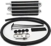 APDNDMZTFK 4/6/8 Row Universal Aluminum Alloy Remote Transmission Oil Cooler/Automatic Manual Radiator Converter Radiator Components(4 Row)