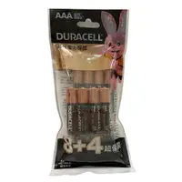 在飛比找蝦皮商城優惠-Duracell 金頂 3號 4號 鹼性電池 8+4入袋裝 