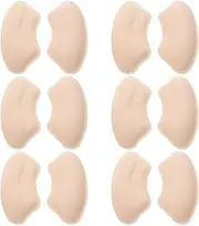 BESPORTBLE 6 Pairs Transparent Heel Cushion Pads Discreet Liner Inserts for Comfortable Fit Reusable Heel Protectors for Shoes Travel Essentials for Women and Blisters