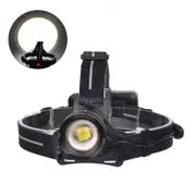XHP70 2000LM Headlamp 18650 Battery USB Interface 3 Modes Telescopic Zoom Waterproof Camping Hiking Cycling Fishing Light Portable Flashlight