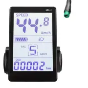 M6H Electric Bike LCD Display Meter Dashboard 24V-60V Universal E Scooter6485