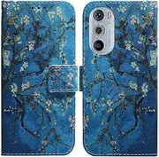 Designed for Motorola Moto Edge 30 Pro Wallet Case,Credit Card Holder Flip Folio Book PU Leather Phone case Shockproof Protective Cover Women Men for Motorola Moto Edge 30 Pro Tree