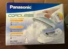 Panasonic NI-L70SR Cordless Iron Steam w/ Dock & Carrying Case White & Green