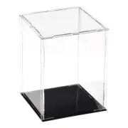 Acrylic Clear Display Case Box Dustproof Protection Showcase 10x10x15cm
