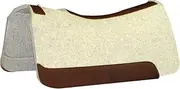 5 Star Equine - 7/8" Thick Western Contoured Natural Pad - The All Around 30"x30". Great for Barrel Racing, Trail Riding, Roping, Etc.