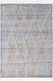 Kenza Victor Geometric Blue Rug