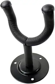 OFFIGAM Guitar Heavy Duty Hook with Neoprene Protection for Acoustic Electric Bass Guitars Black Securely Displays Up