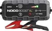 NOCO Boost XL GB50 1500A 12V UltraSafe Lithium Jump Starter Box, Car Battery Booster, Jump Start Pack, Portable Power Bank Charger, and Jumper Cable Leads for up to 7L Petrol and 4L Diesel Engines