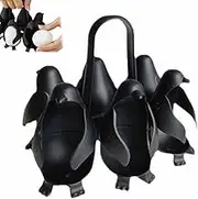 Penguin Egg Boiler Holder, Penguin-Shaped Boiled Egg Cooker, Easy Clean Hard-Boiled Egg Maker, Making Soft or Hard Boiled Eggs, Holds 6 Eggs for Easy Cooking and Fridge Storage(1pc)