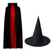 55 inch Halloween Vampire Costume Cosplay Cloak Cape Prop Dracula Devil Cloak...