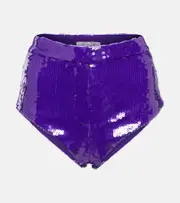 [LaQuan Smith] LaQuan Smith Sequined shorts AU 8 purple