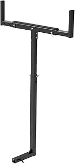 SAN HIMA Truck Bed Hitch Extender with Anti-Rattle Stabilizer Adjustable Width 700-1060MM, 160KG Max Load Fits 50MM/2" Standard Tow Bar Receivers for Ladder, Rack, Canoe, Kayak, Long Pipes and Lumber