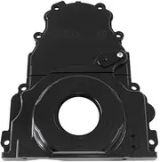 Aeroflow AF64-4361BLK Billet 2 Piece Timing Cover Black Anodised Fits Holden / Chev LS