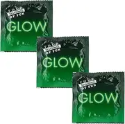 Four Seasons Glow N Dark Condoms - Glow-in-the-Dark - Ultra Thin - Lubricated - Bulk Pack of 144
