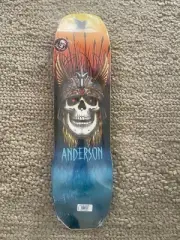 Powell Peralta Andy Anderson Heron Flight Skateboard Deck 8.45"