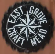 USA Plastic Lined Beer Crown Bottle Cap: East Grove Brewing Mead