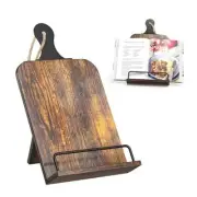 KLM Kitchen Cookbook Stand - Recipe Book Holder for Cooking, Organising and