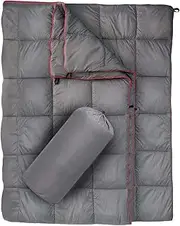 Soft & Lightweight Down Camping Blanket for All Seasons | Waterproof Quilt Ideal for Camping & Travel
