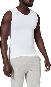 [Trigema] Mens Ski Sports Tank Top, White