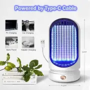 Electric LED Mosquito Killer Lamp Insect Bug Zapper Catcher Fly Trap UV Mozzie