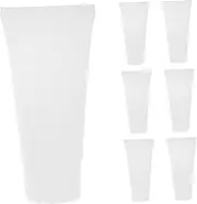 Generic 8pcs Travel Bottle Travel Toiletry Containers Travel Accessories Cosmetic Travel Containers Travel Shampoo Travel Soap Container Travel Jars Essential Oil Bottles Plastic White