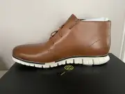 NIB COLE HAAN ZEROGRAND PLAIN TOE OXFORD LEATHER SHOES BRITISH TAN C355593 Sizes