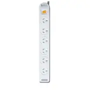 6 Ways Powerboard With Master Switch By Sansai
