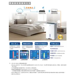 HITACHI 日立 14公升 除濕清淨型 除濕機 RD-280HH1 天晴藍 台灣製造【雅光電器商城】