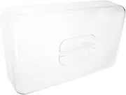 Generic Rectangular Acrylic Food Cover with Clear Dome Cake Stand for Serving and Protecting Appetizers Breads and Fruits at Parties Easy to Clean and Maintain Freshness