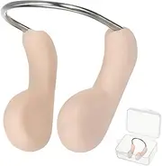 Waterproof Nose Clip 2 Pack Anti- Swimming Nose Clip Padded Tip Comfortable for Divers and Swimmers