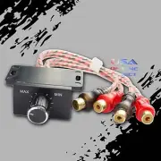 Universal Car Audio Remote Volume Control Knob Amplifier Bass Boost RCA Level US