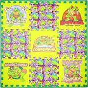 Teenage Mutant Ninja Turtles Kids Foam Mat, Interlocking Puzzle Non Slip Flooring Tiles, Multi, 36 x 36 Inches, 9 Tiles