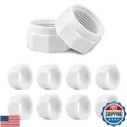 HENMI 8 Pack Pool Cleaner Feed Hose Nut Fits for Polaris 280, 380, 180 Pool C