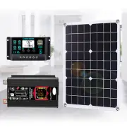 6000W Solar Generator 500W Panel 12V DC to 220V110V Inverter 100A Controllerlm