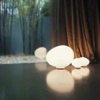 在飛比找蝦皮商城精選優惠-義大利檯燈北歐客廳臥室床頭幾何玻璃球形LED檯燈 裝飾燈創意