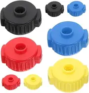 COOPHYA 8pcs Plastic Cymbal Nuts Replacement Kit for Drums Quick Release Design Durable Construction Reliable Hold for Percussion Drum Kits and Adjustments