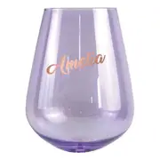 2pc Amelia Stemless 13cm/600ml Wine Glass Cocktail Party Drinking Tumbler Set
