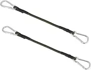Happyyami 2PCS Bungee Cords with Buckle Durable Elastic Camping and Climbing Rope for Tent Fixing Clothesline Luggage Binding Heavy Duty Use Long Lasting Outdoor Gear