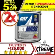 2 X GAT SPORT JETMASS 30 SRV //CREATINE MUSCLE GROWTH JET MASS TWIN PACK