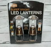 Super Bright LED Lanterns Fine Tools Copper Camping, Backpacking, Night Light
