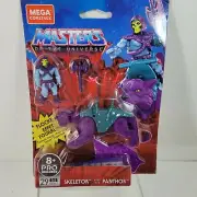 Mega Construx MOTU Skeletor & Flocked Panthor Panther Masters Of The Universe