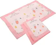 GLSTOY Adjustable Size Pillowcase for Kids Toddler Pillow Case Muslin Pillowcase with Fun Cartoon Patterns Machine Washable for Boys Girls Versatile Pillow Case for Travel Bed