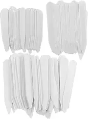 [WOFASHPURET] Collar Stays Support, Collar Inserts Stays for Men' Shirts - 200pcs White Plastic Shirt Support for Men and Women Includes Three Sizes