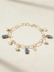 [Melissa Joy Manning] Melissa Joy Manning - 14-karat Recycled Gold Multi-stone Bracelet - One size One size Gold