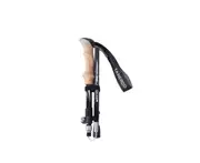 36cm Outdoor Trekking Pole Carbon Ultra-light Telescopic Folding Outer Lock Pole Mountaineering Trekking Pole-Black