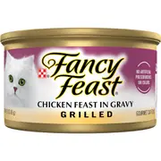 Fancy Feast Adult Classic Chicken Feast Gravy Grilled Wet Cat Food 85g