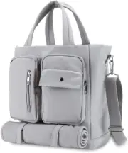 Diaper Bag Tote with Pacifier Case&Changing Station Upgrade Multi-Function Messe